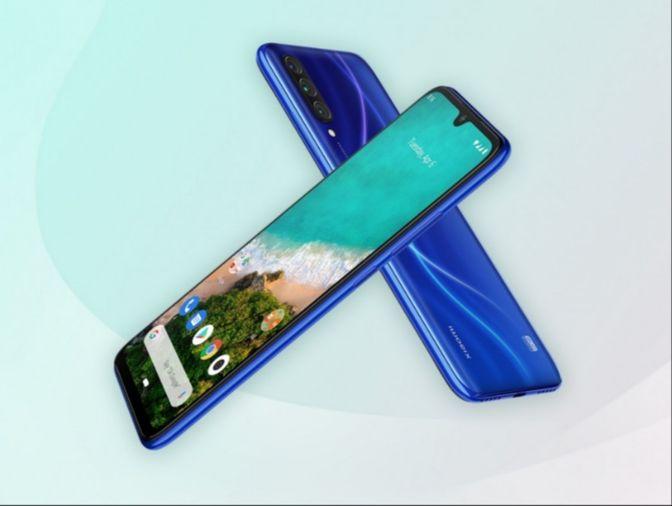 Xiaomi Mi A3 in blue color