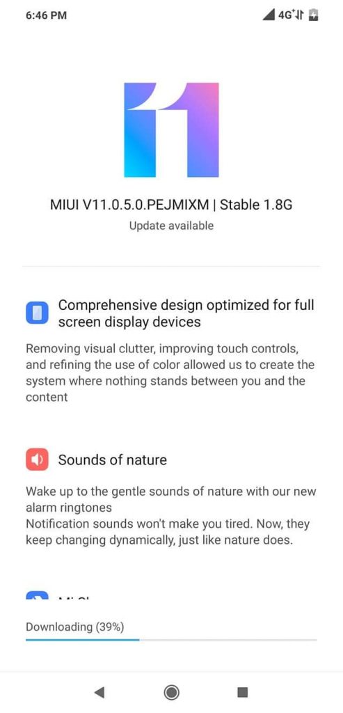 Miui 11.06.0 PEJMIXM