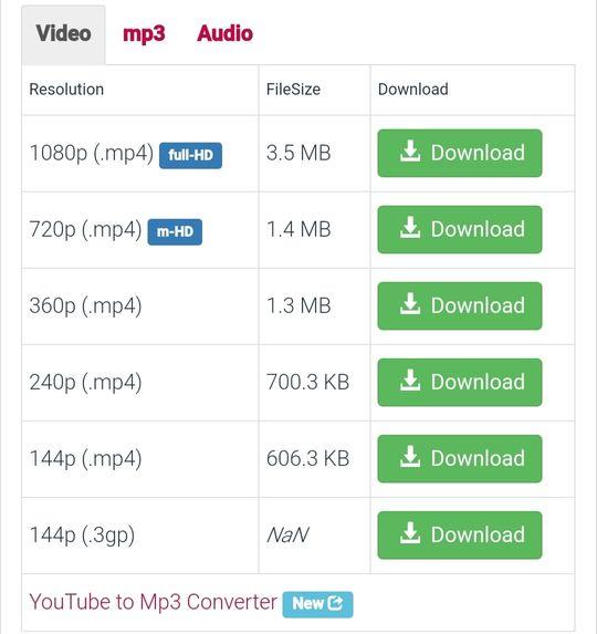 y2mate download video and audio from youtube