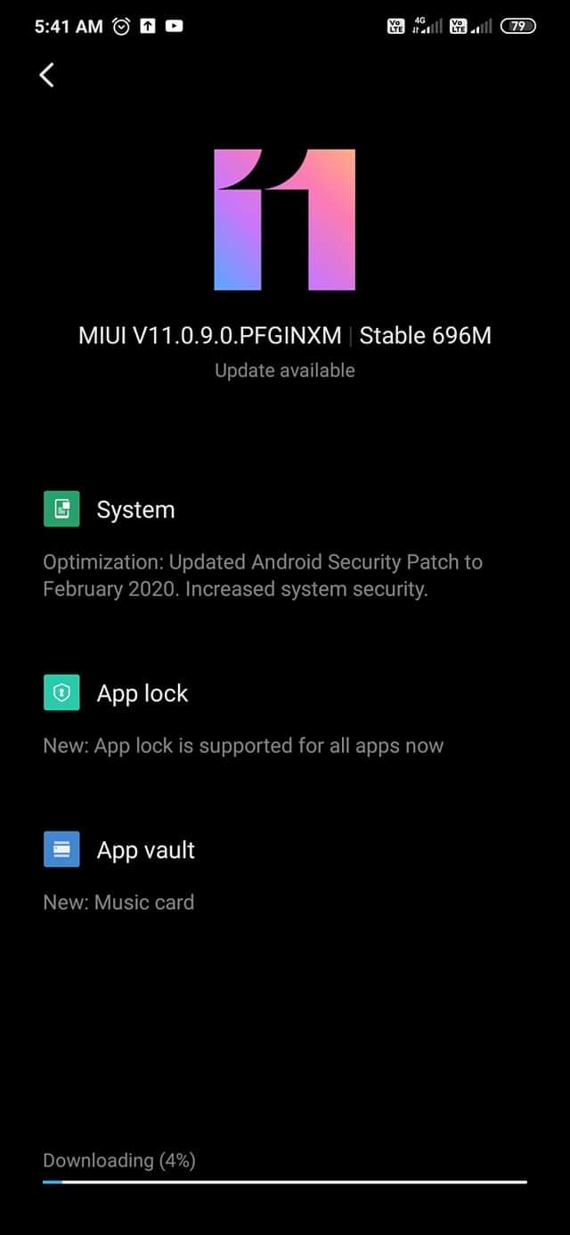Mi 9 SE Android Q