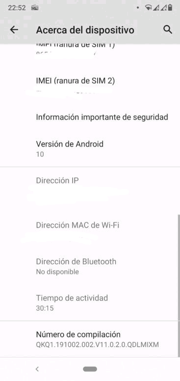 Mi a2 lite Android 10