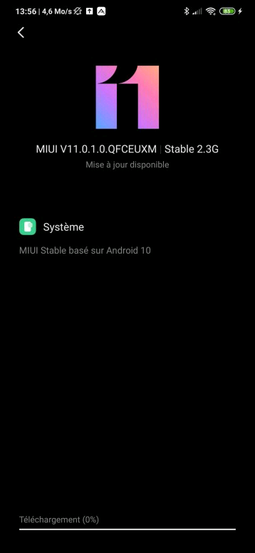 Latest Xiaomi Mi 9 Lite update