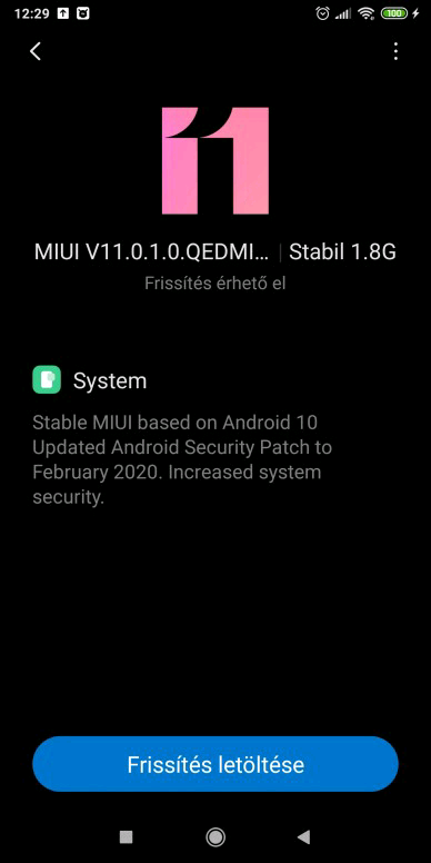 Xiaomi Mi Max 3 Android Q uodate