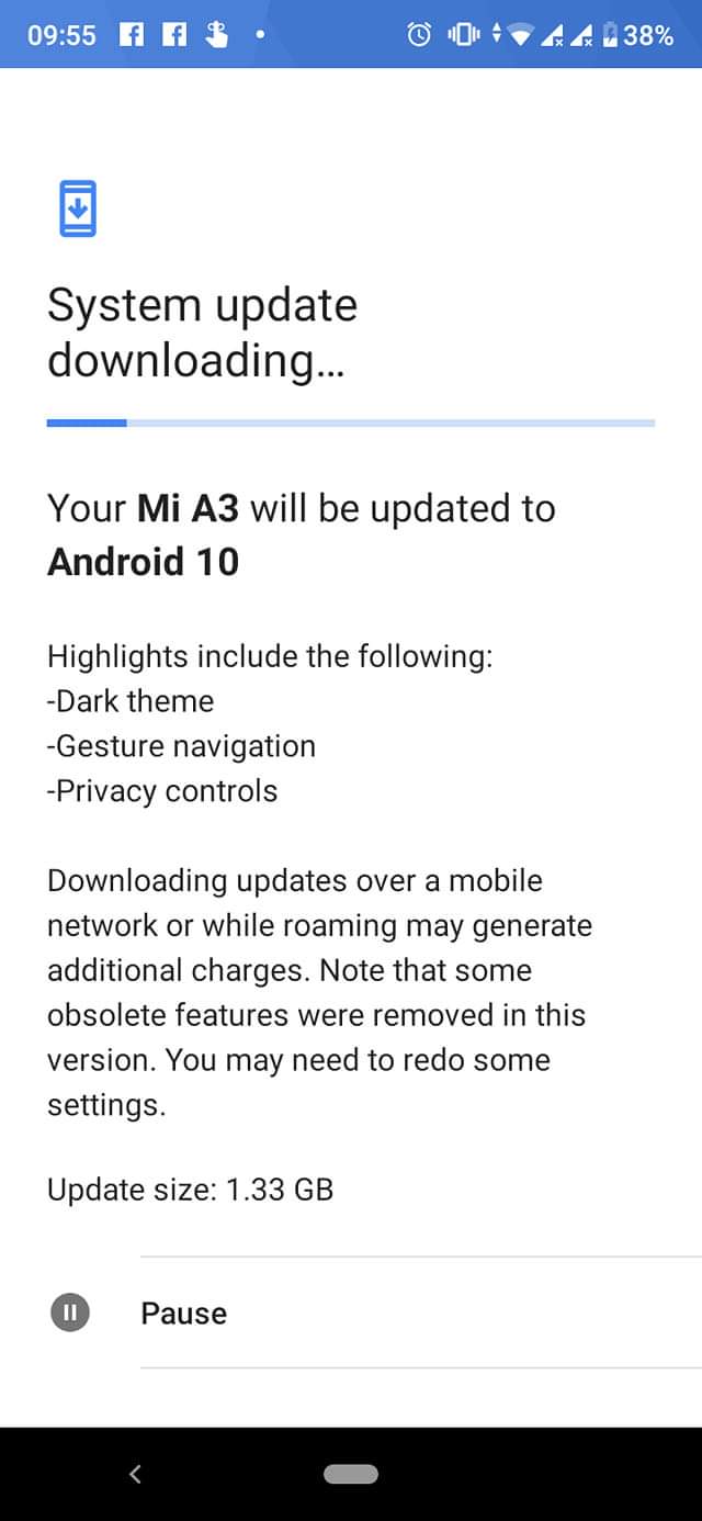 New Xiaomi Mi A3 Android 10