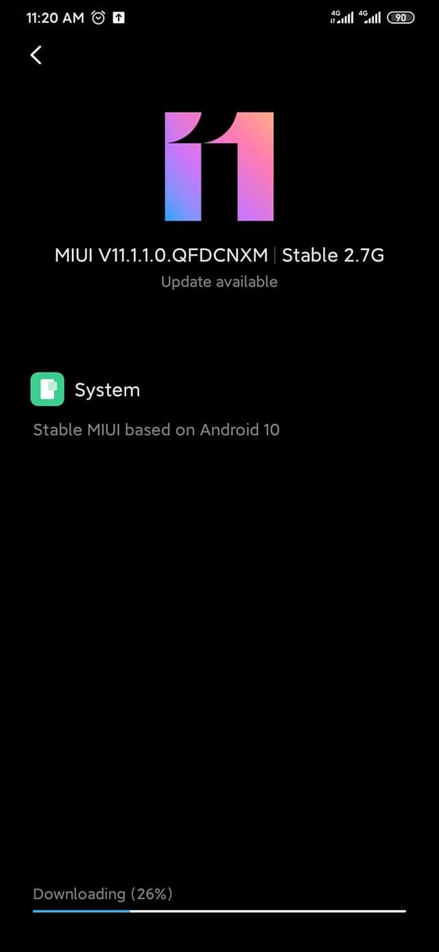 Android 10 update for mi cc9 pro