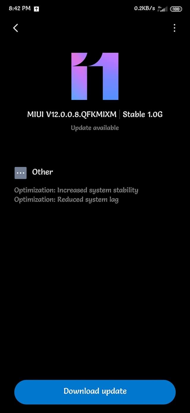MIUI 12 Global beta stable update