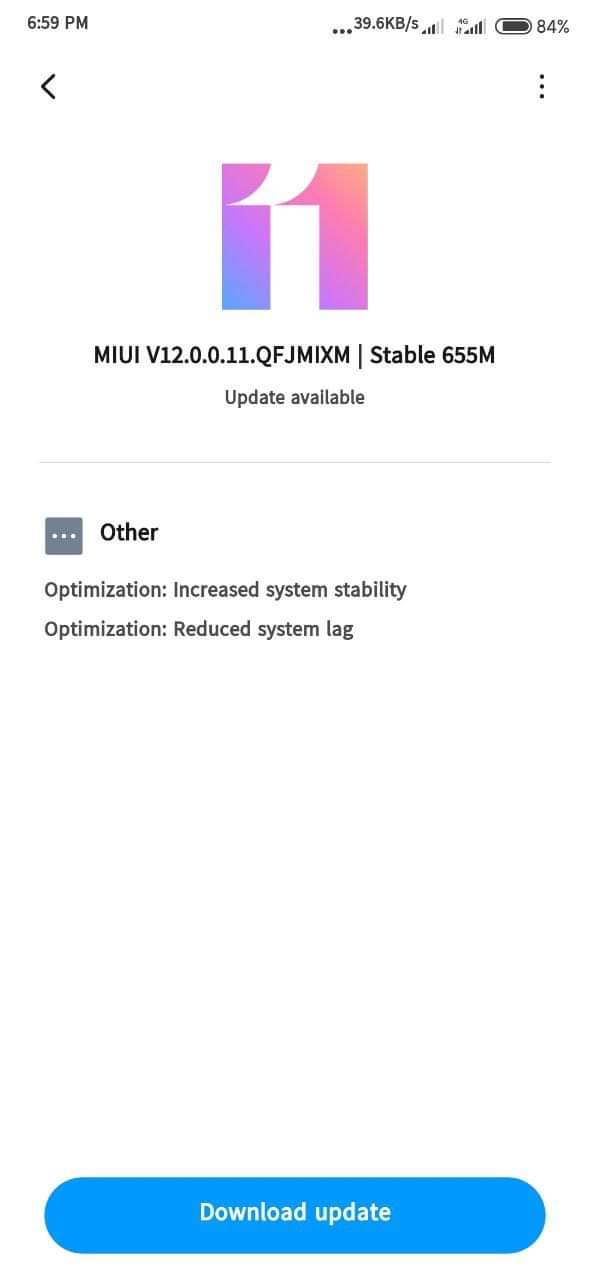 New Mi 9T Global Beta Stable update - MIUI 12.0.0.11 QFJMIXM