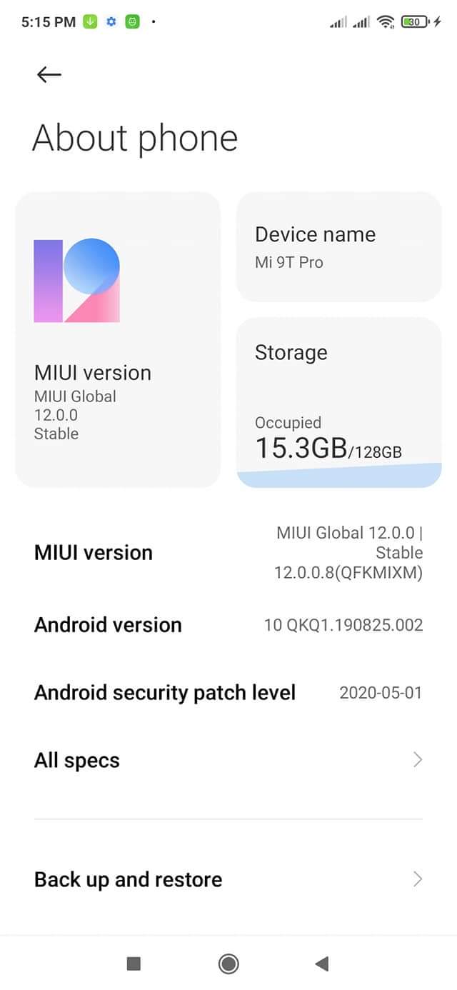 Heads up about the MIUI 12 Global beta