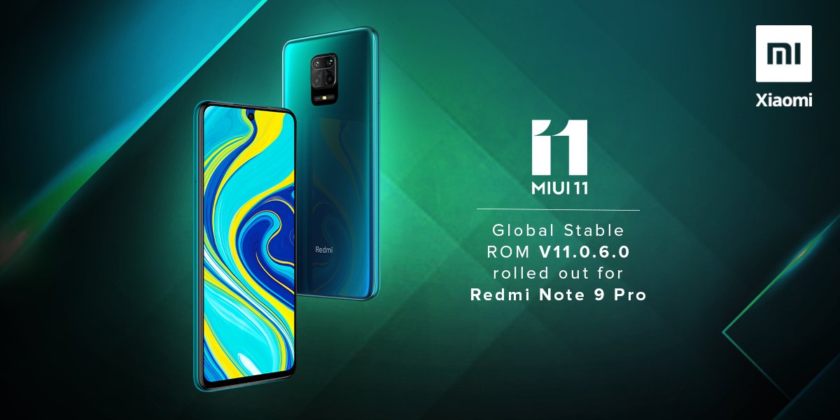 New Redmi 9 Pro Global stable update