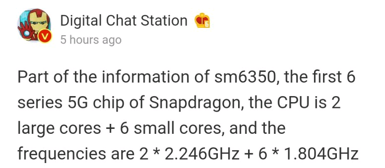 Qualcomm Snapdragon SM6350