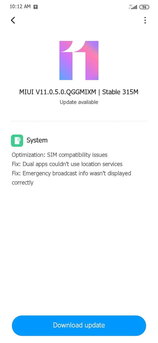 New Global stable update update for Redmi Note 8 Pro