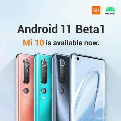 Android 11 beta 1 for the Mi 10