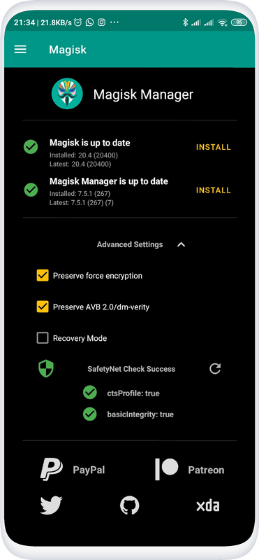 Rooting Redmi Note 9 Pro using Magisk