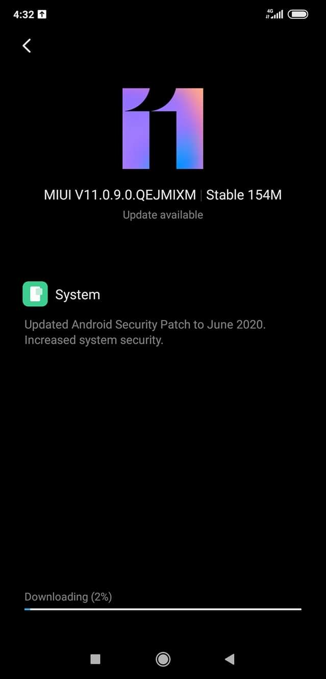 latest POCO F1 Global stable update - MIUI 11.0.9.0 QEJMIXM