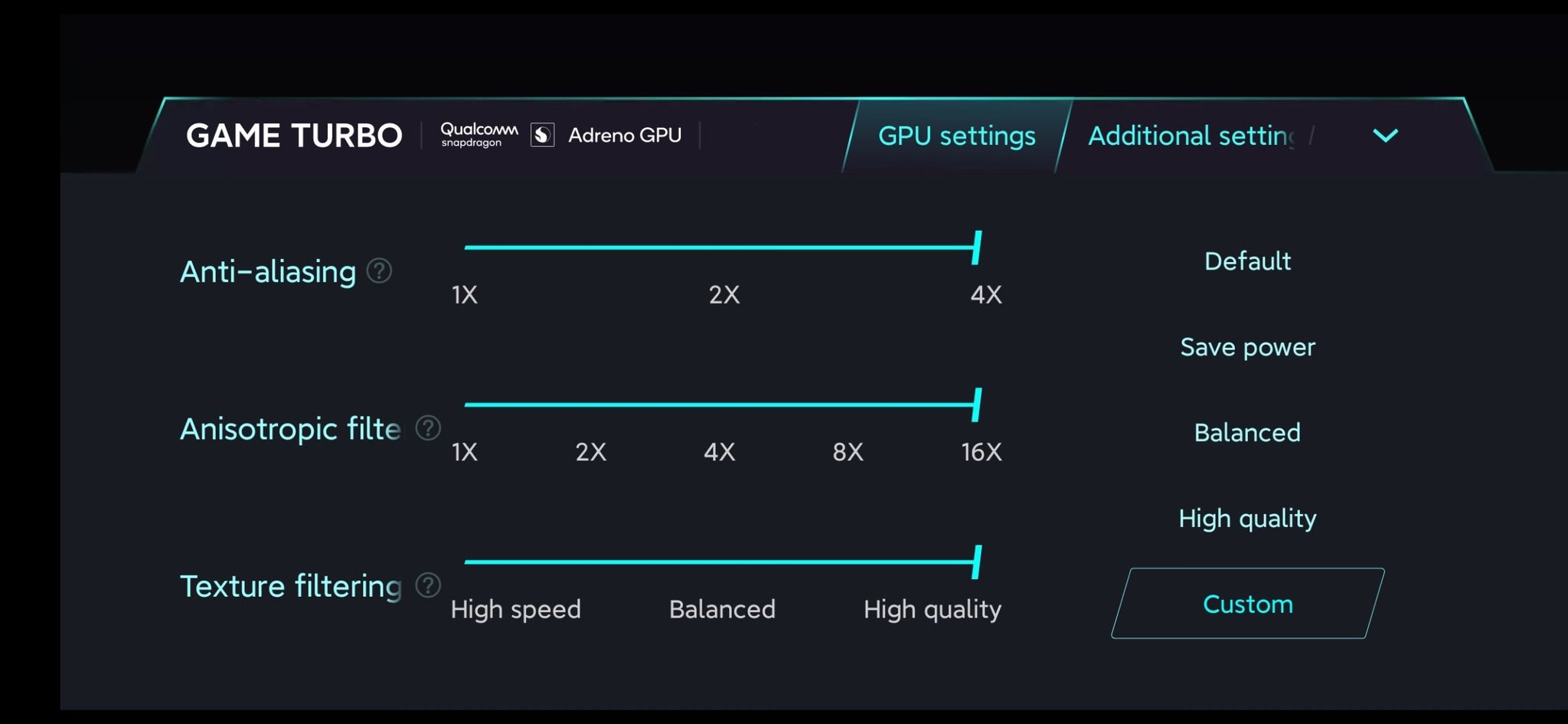 Adjustable GPU