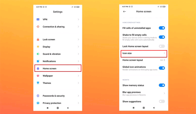 How To Change App Icon Size On Xiaomi Android Phones
