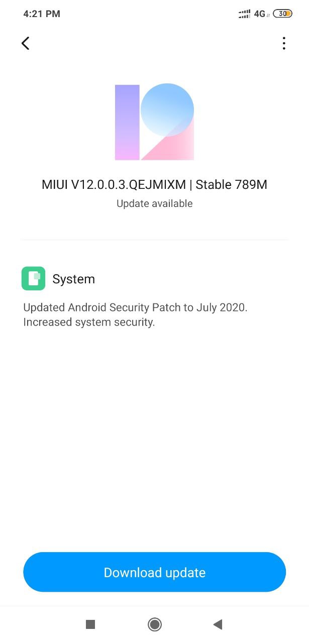 Stable Beta MIUI 12 update for Poco f1