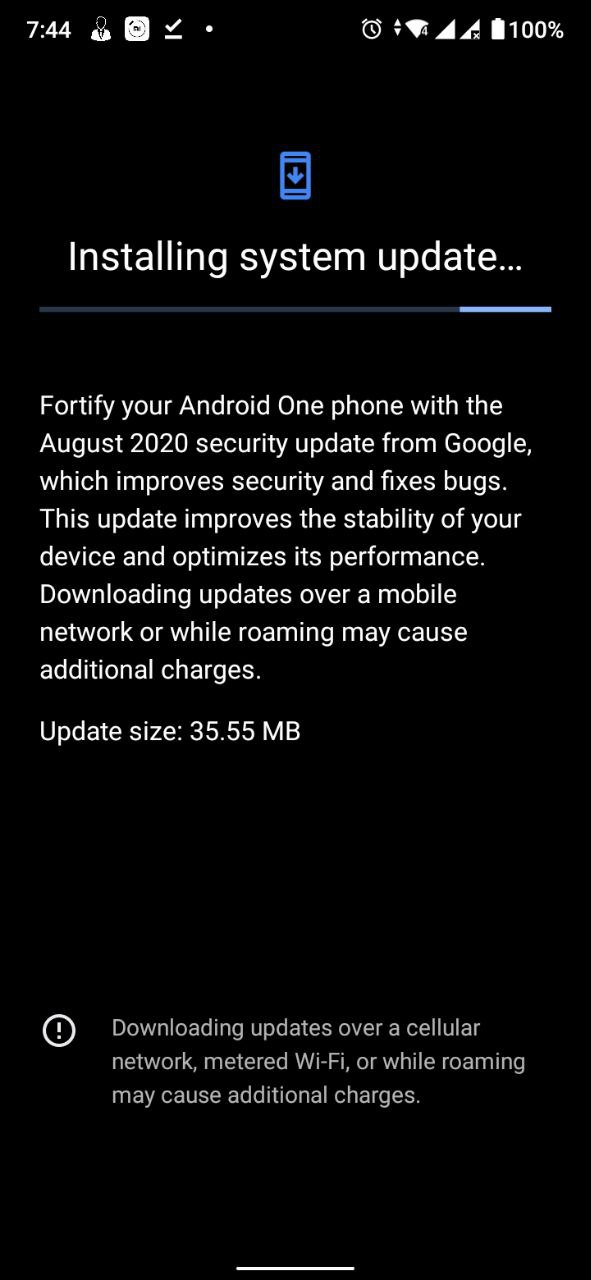 August security patch for mi a3