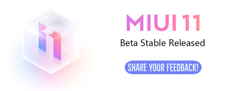 Stable Beta MIUI 11 update