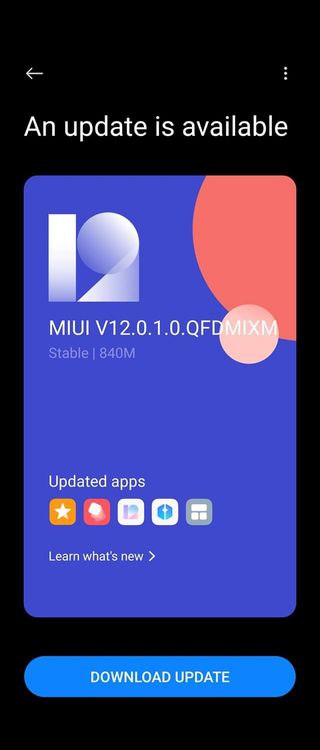 Global Stable MIUI 12 update for mi note 10