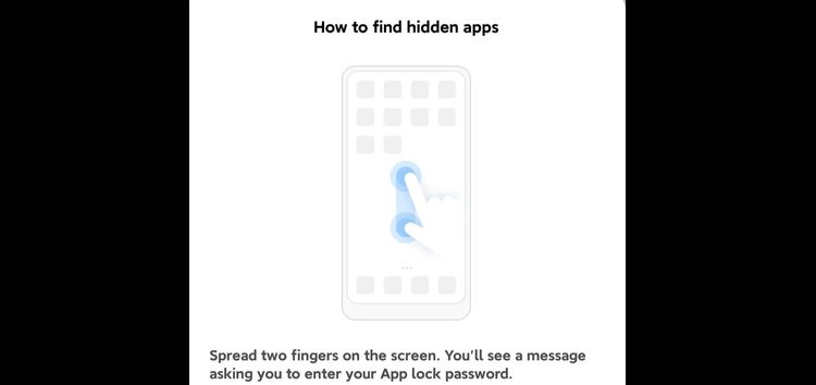 Hide apps