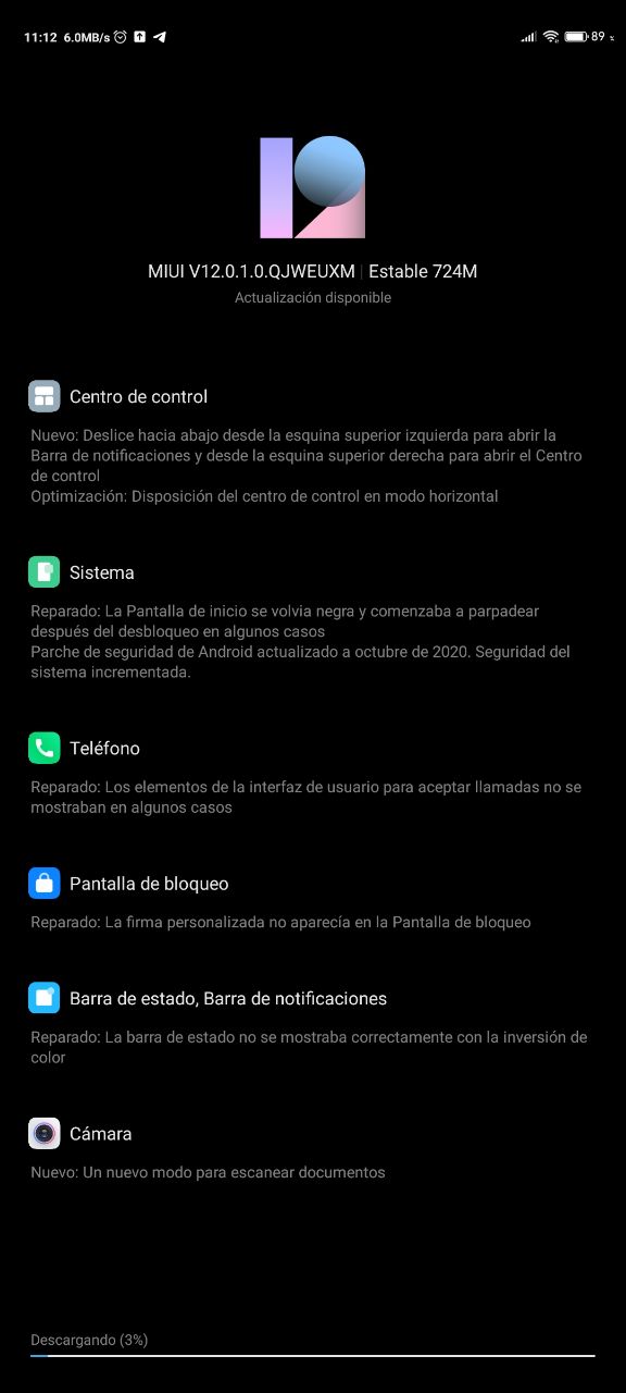 stable MIUI 12 update for the Redmi Note 9S in Europe