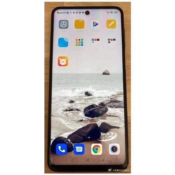 Live images of the Redmi Note 9 5G