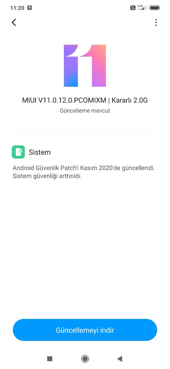 New Stable MIUI 11 update