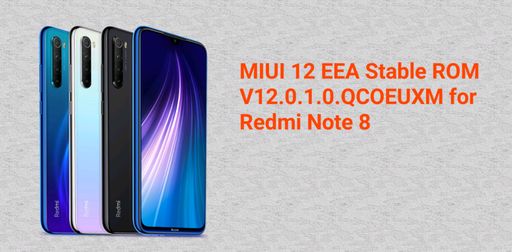Stable MIUI 12 update for the Redmi Note 8 in Europe