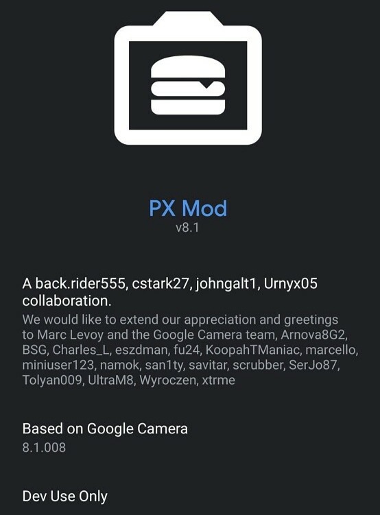 Download Gcam mod 8.1 on Xiaomi phones
