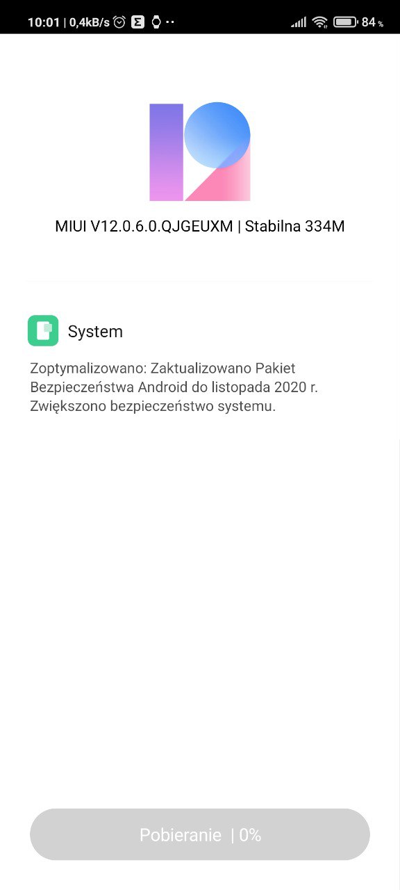 New update for Poco X3 NFC in Europe