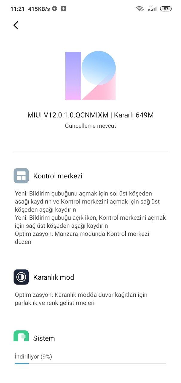 Redmi 8 MIUI 12 update