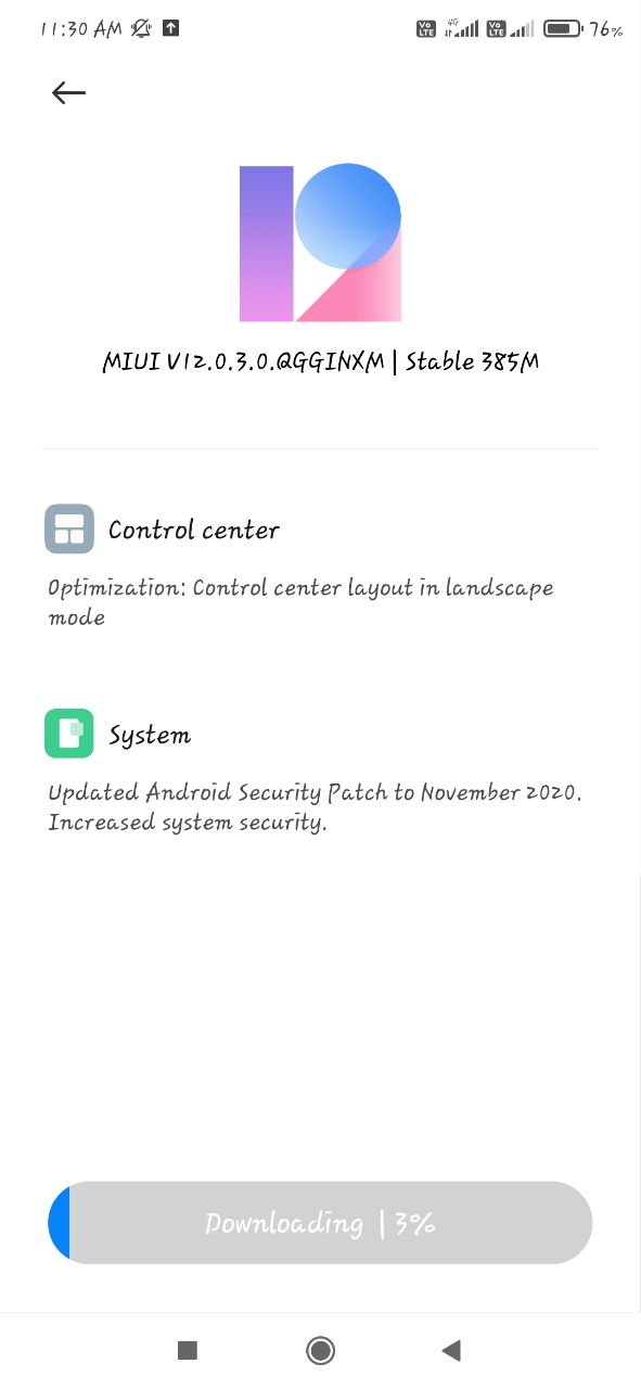 New Redmi Note 8 Pro Stable update