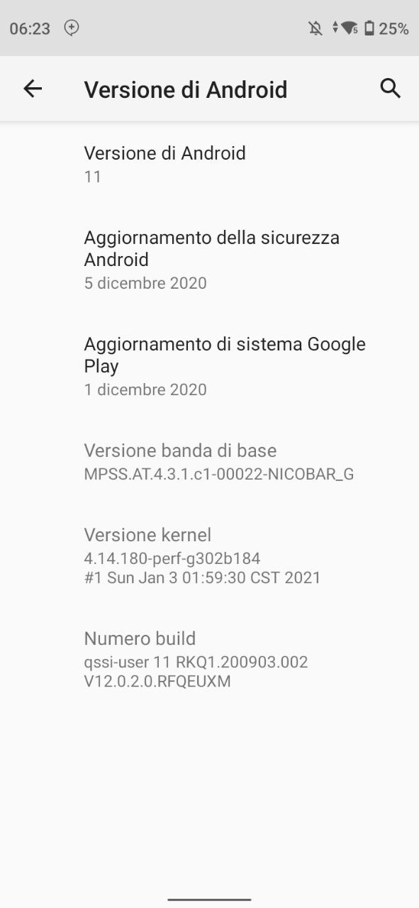 Android 11 update for mi A3 in Europe