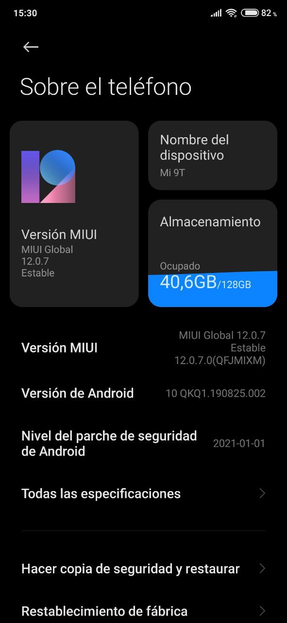 new stable update for the Redmi Note 9S and Mi 9T