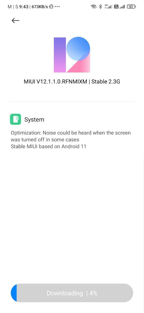Xiaomi Mi 10 Lite Android 11 update