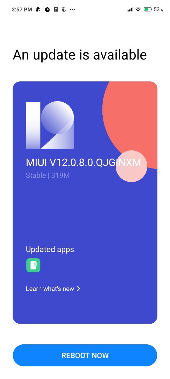 new POCO X3 Indian update - MIUI 12.0.8.0 QJGINXM