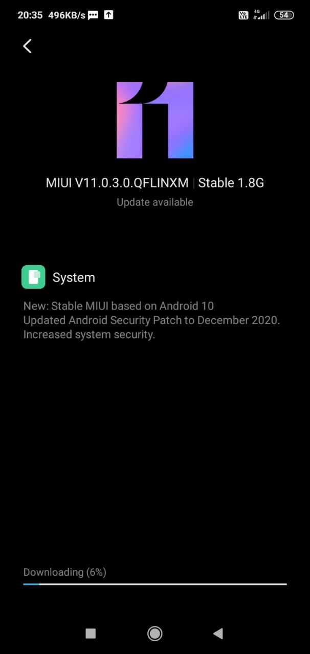 Android 10 update for the Redmi 7