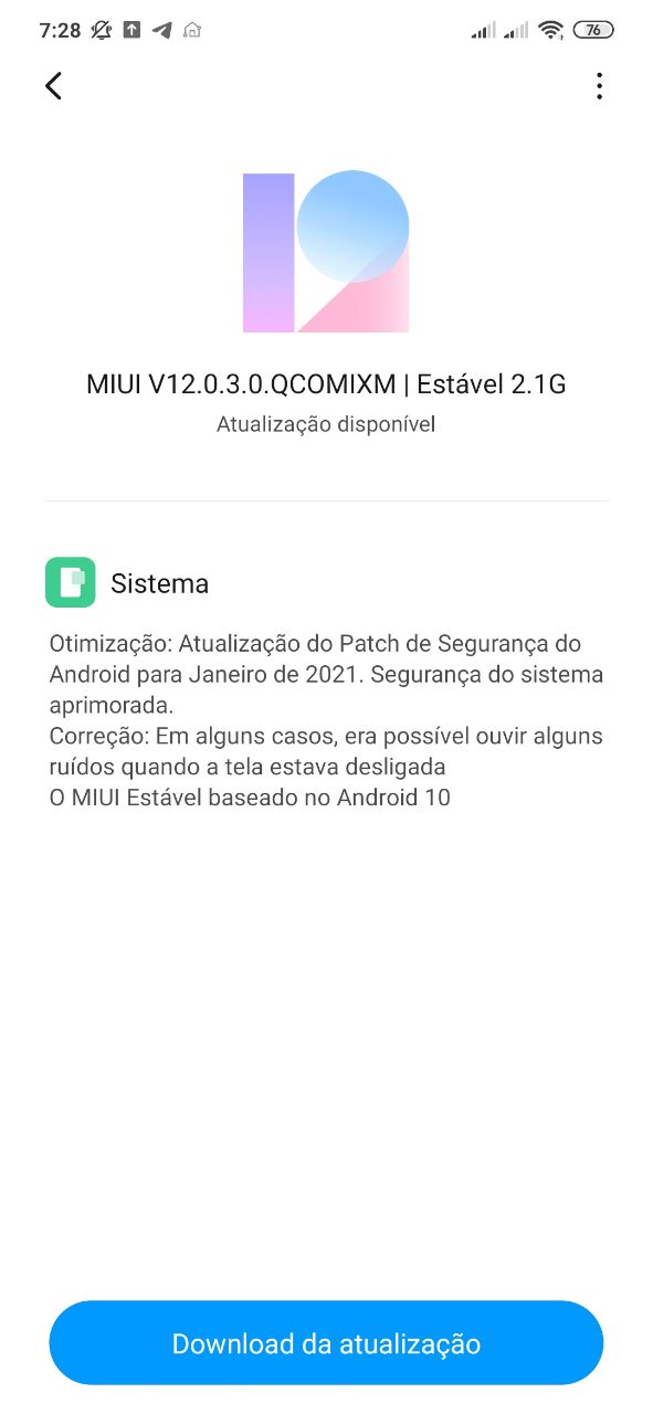 Redmi Note 8 units on V11.0.12.0 