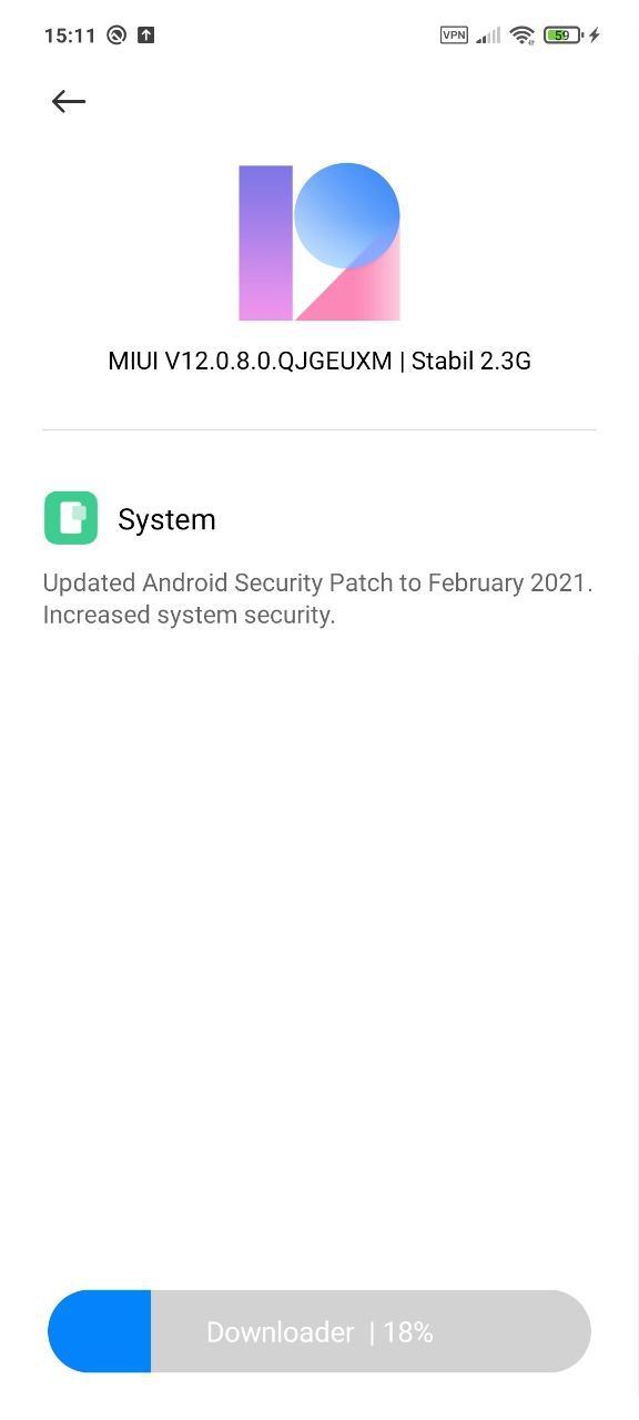 new update for the Redmi Note 8 Pro and POCO X3 NFC