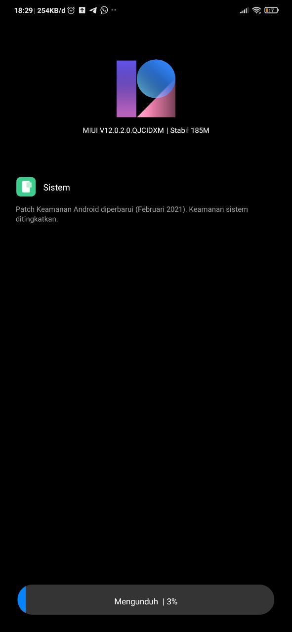 February security patch update for the Redmi 9
