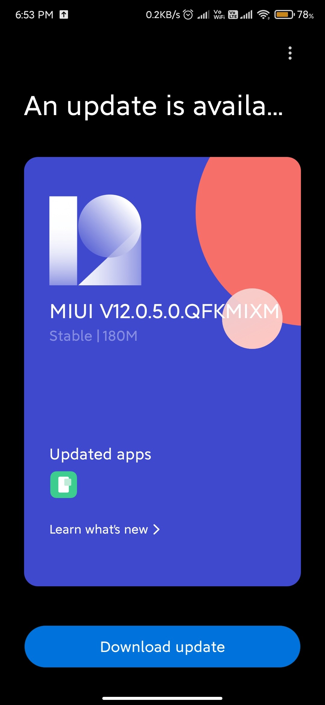 New update for the Mi 9T pro and mi 9