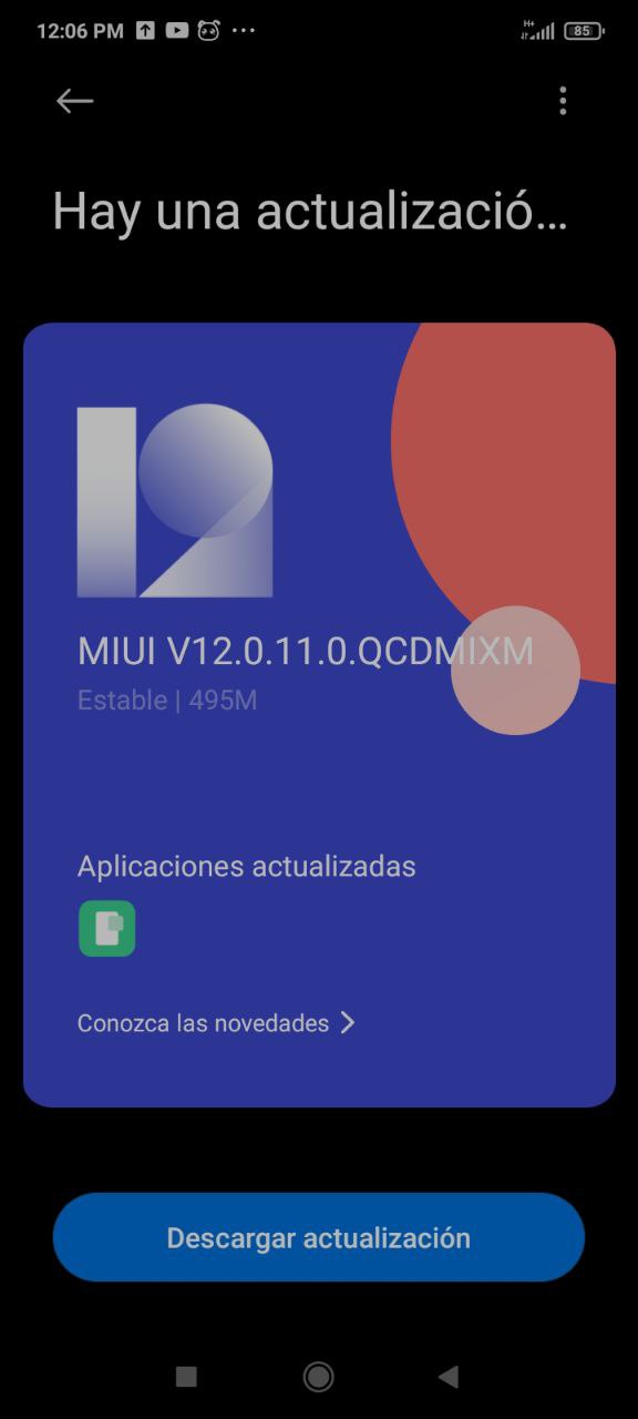 New stable update for the Redmi 9A