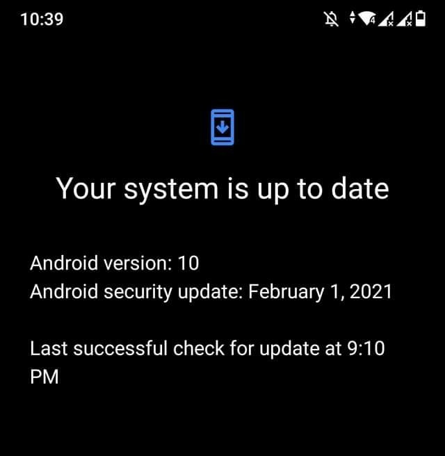 Latest Xiaomi mi A2 lite security patch update