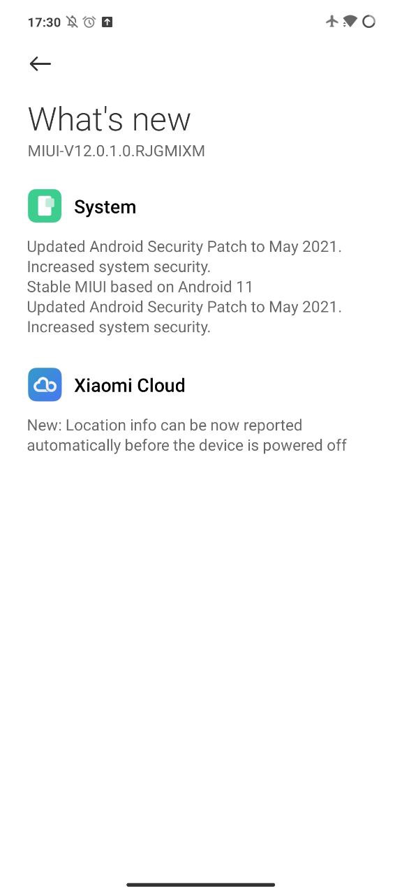 Global POCO X3 NFC Android 11 update