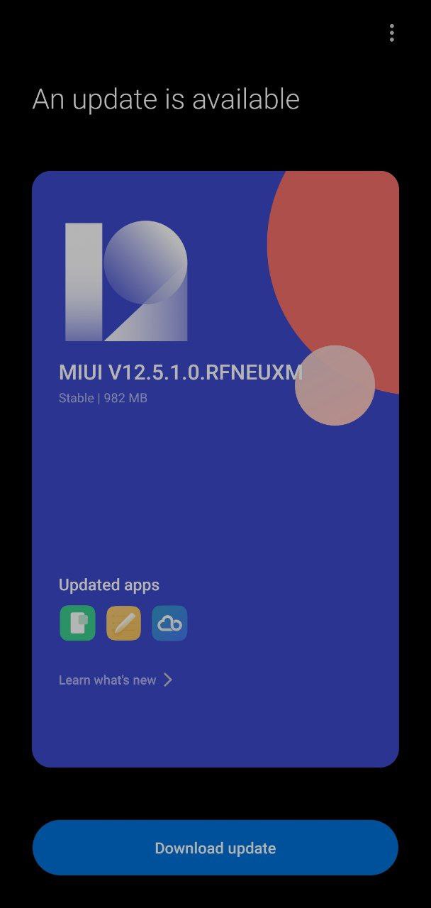MIUI 12.5 for Mi Note 10 Lite in Europe