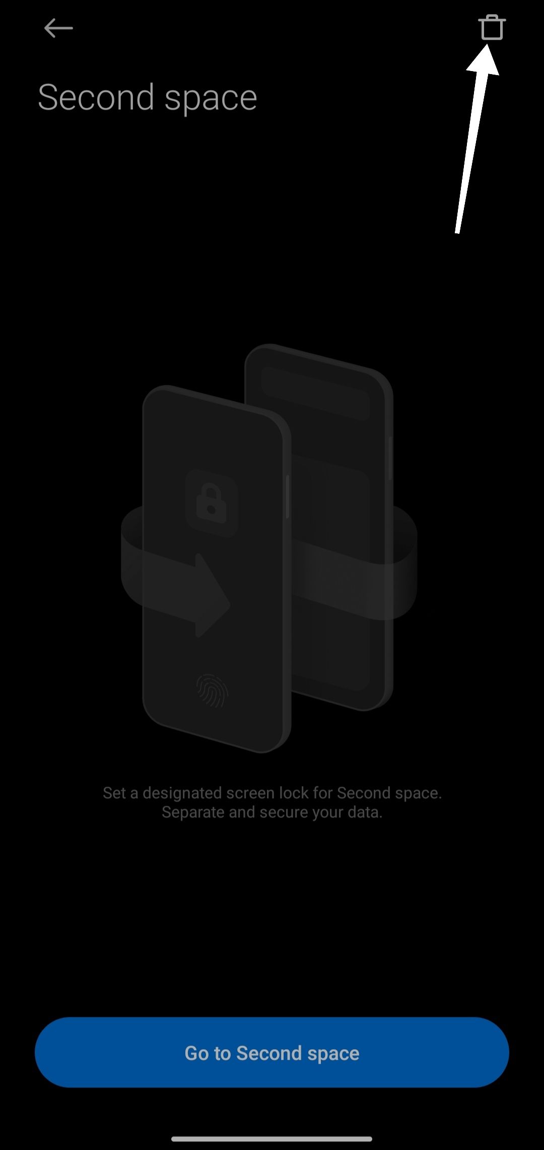Second space on Redmi Note 10