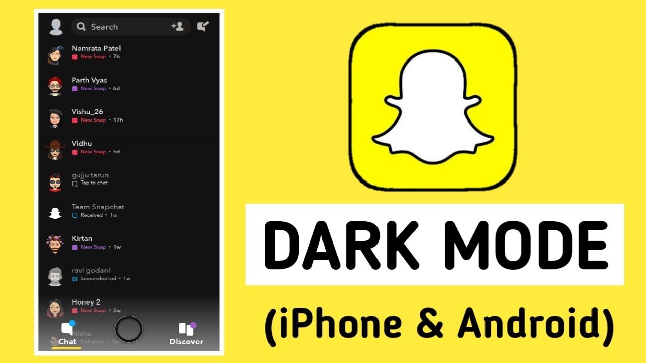 How To Get Dark Mode On Snapchat