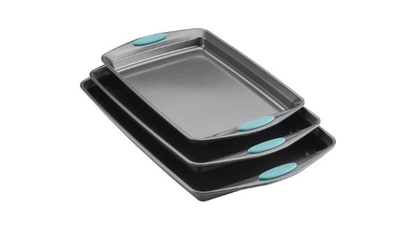 Rachael Ray Non-Stick Bakeware 3 Piece Cookie Pan Set 