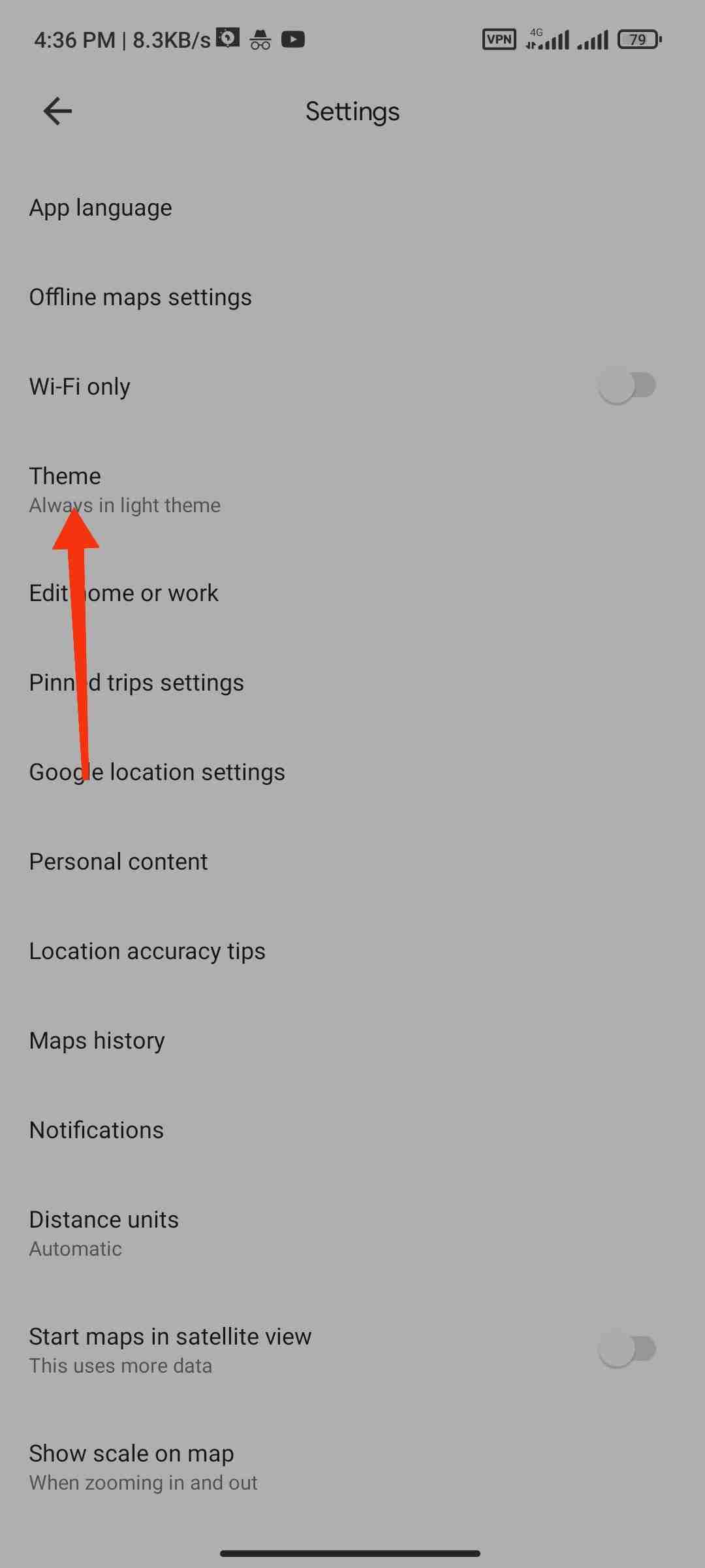 Enable dark Mode on map